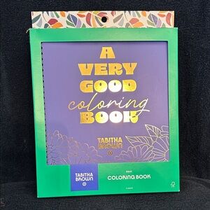 Tabitha Brown Purple and Gold Coloring Book